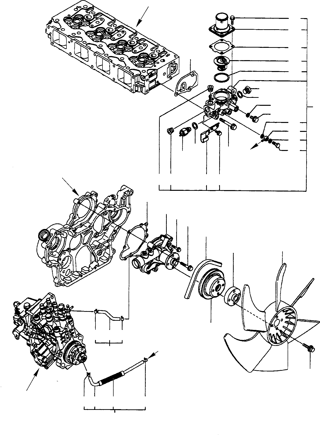 Клиновой ремень YM121970-42280 KOMATSU