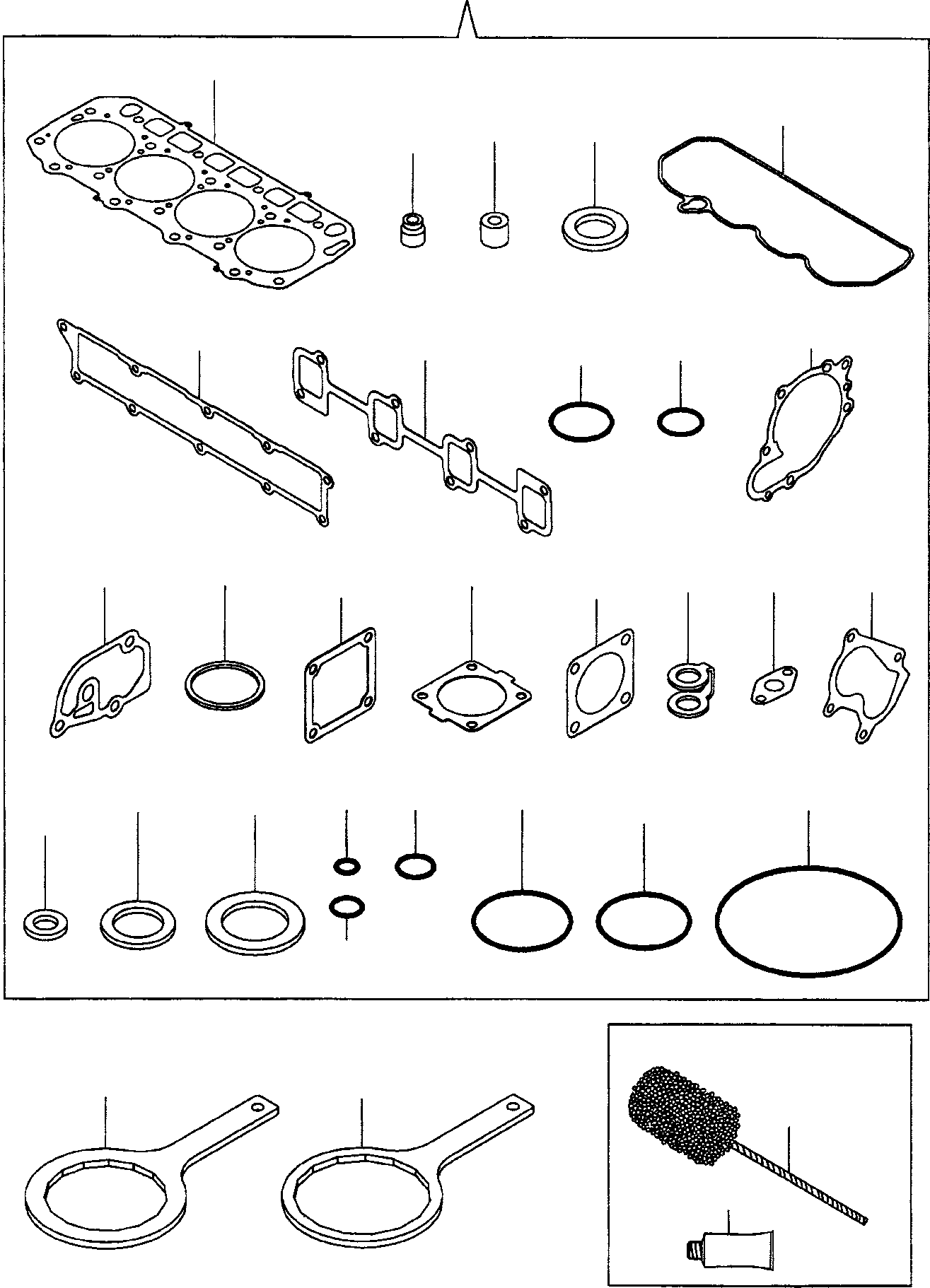GASKET SET (NON ASB.) YM729907-92640 KOMATSU
