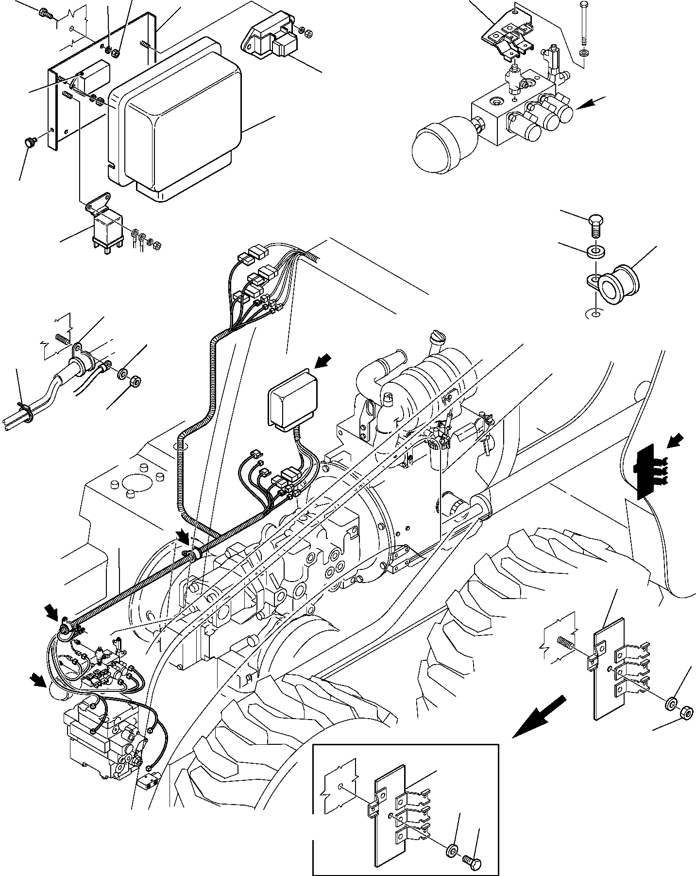 WIRING HARNESS (OPTIONAL) 37A-06-11331 KOMATSU