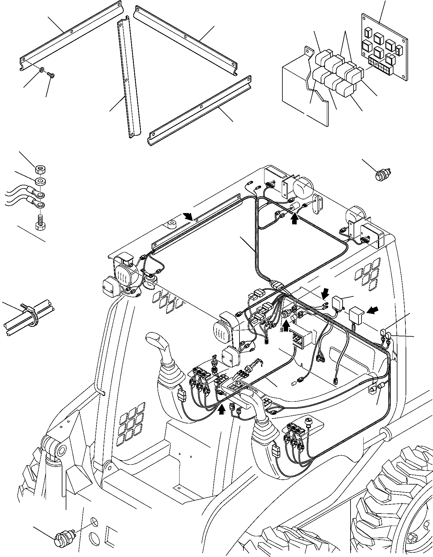 WIRING HARNESS (OPTIONAL) 37A-06-11470 KOMATSU