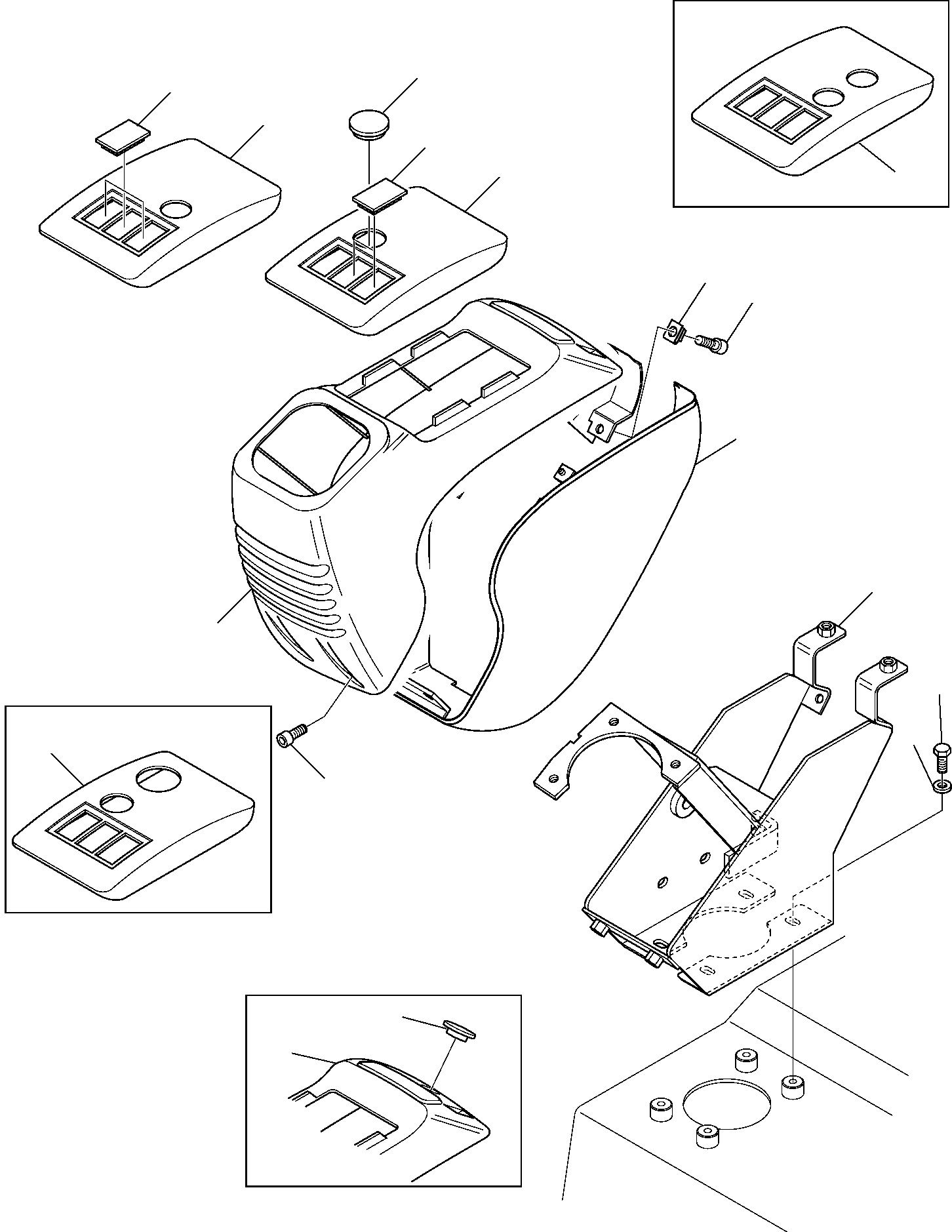 SHEET, R.H.(ONLY FOR RIDE CONTROL) 37A-43-11160 KOMATSU