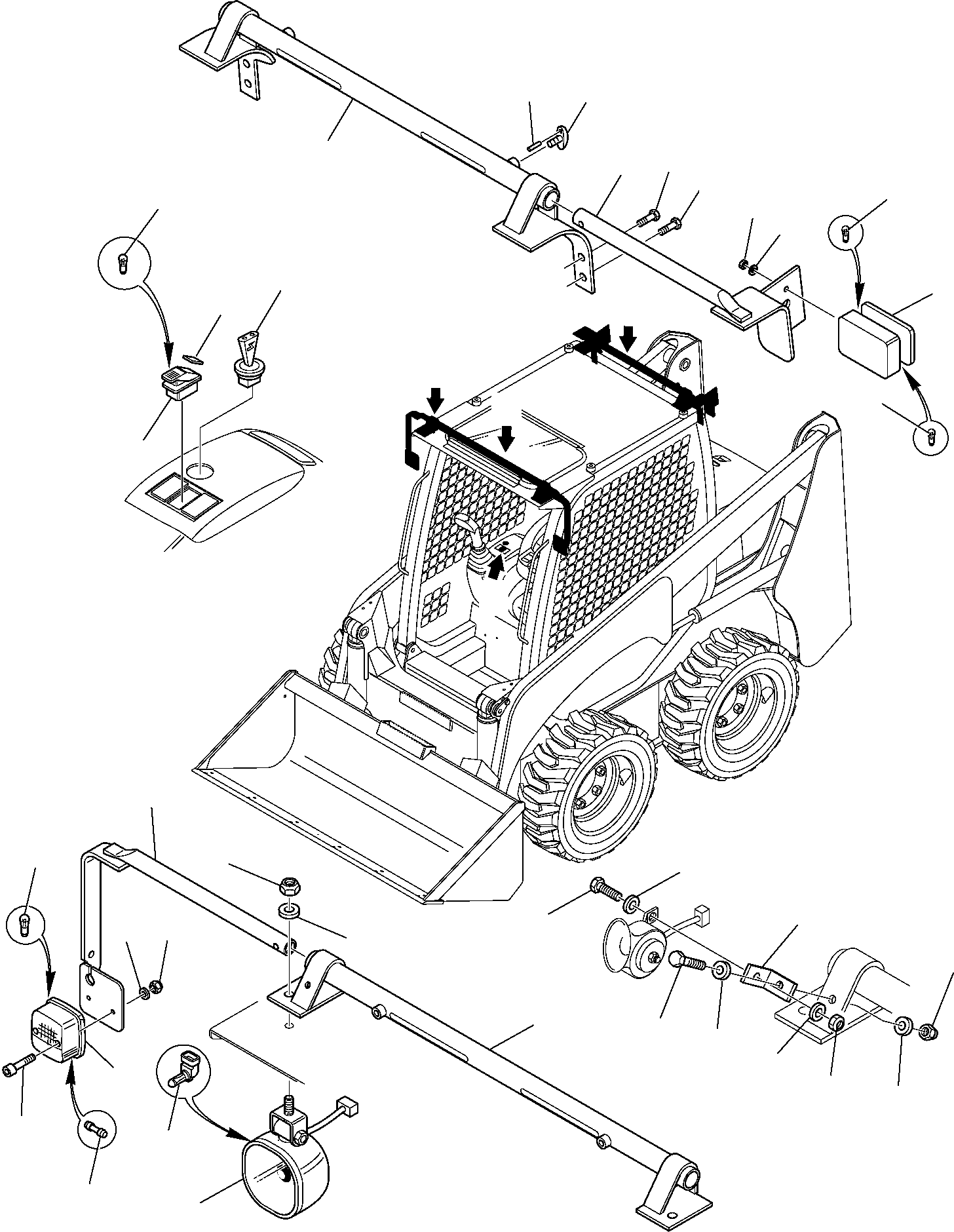 SUPPORT, REAR 37C-06-11630 KOMATSU