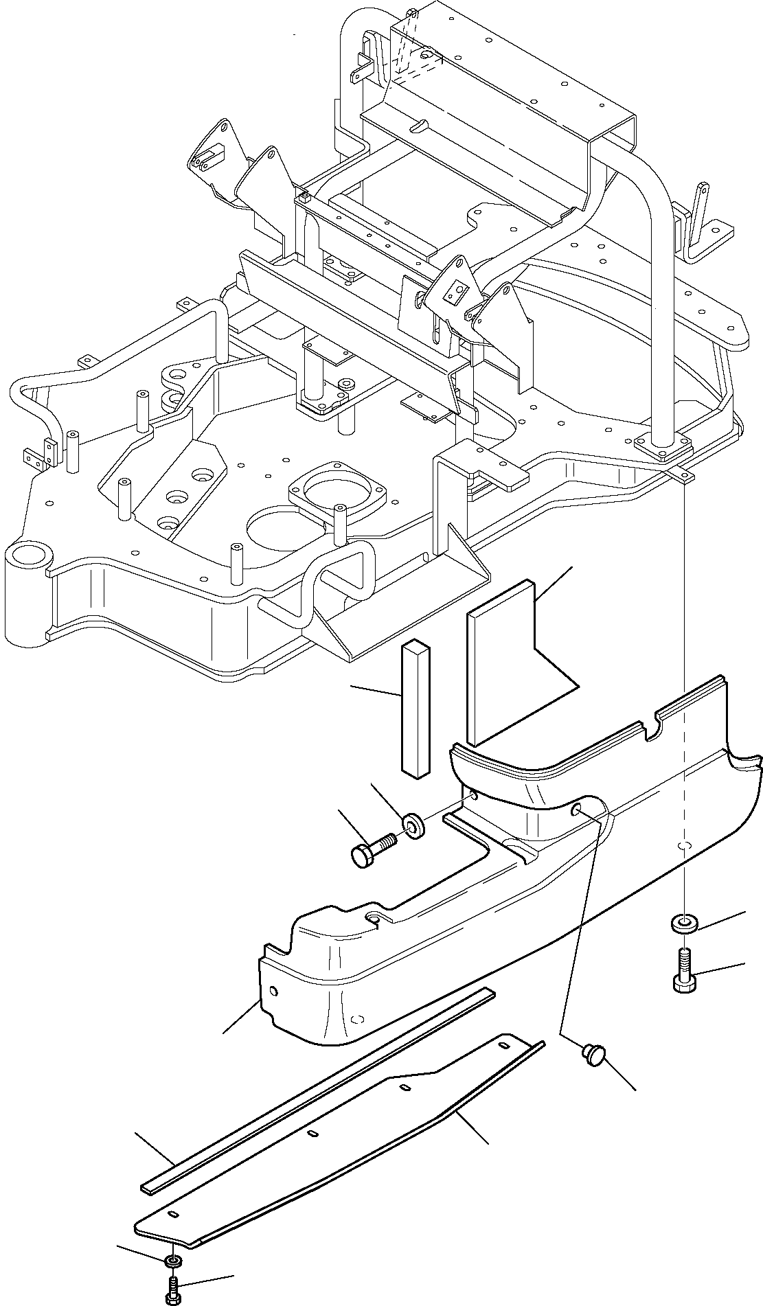 Крышка 3F0535741 KOMATSU