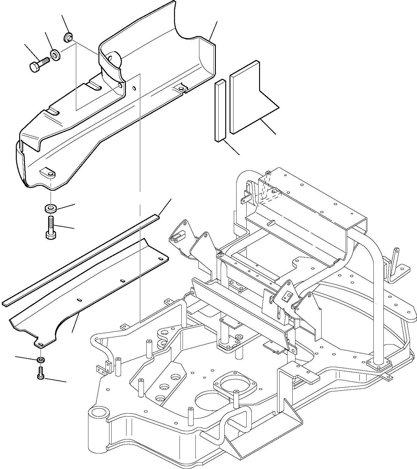 Крышка 3F0535740 KOMATSU