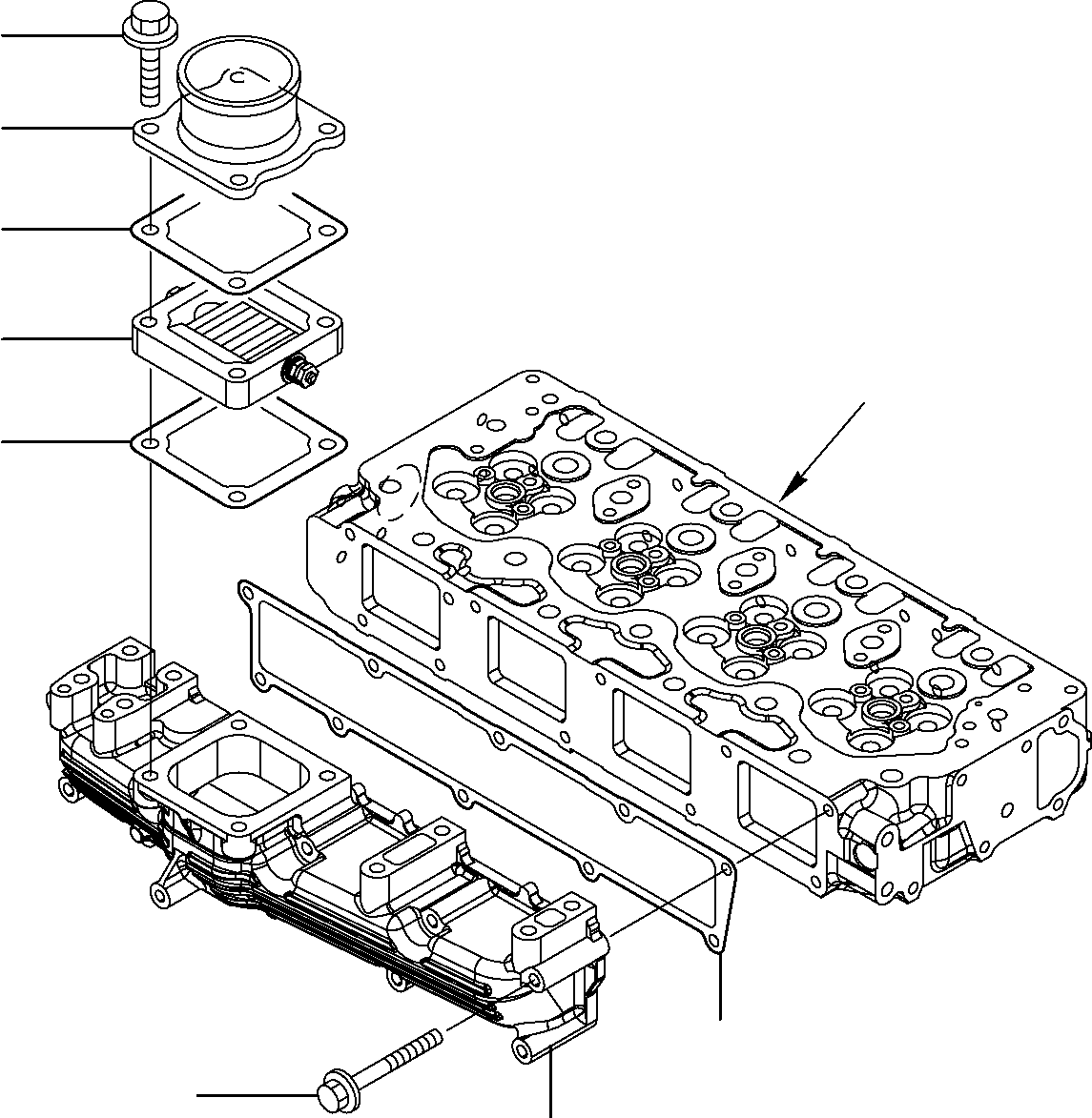 ENGINE, ASSY. (21D-01-11301) KOMATSU