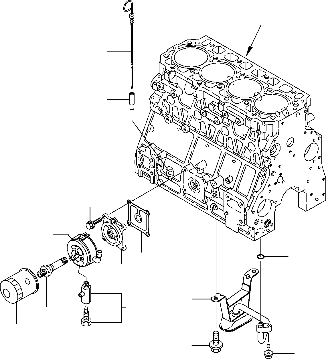 Фильтр YM119005-35151 KOMATSU