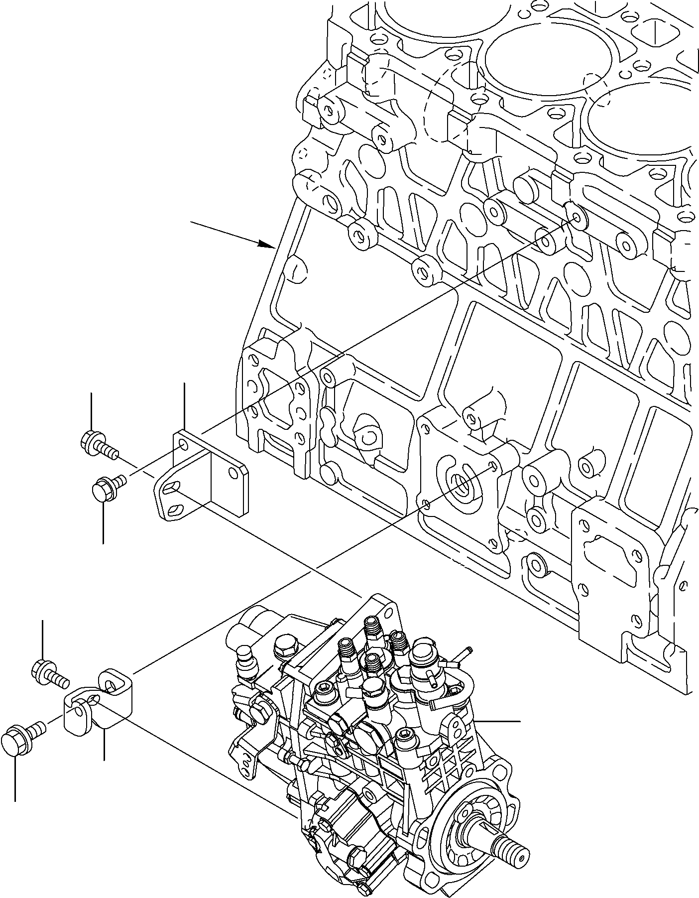 INJECTION PUMP, ASSY. YM723944-51320 KOMATSU