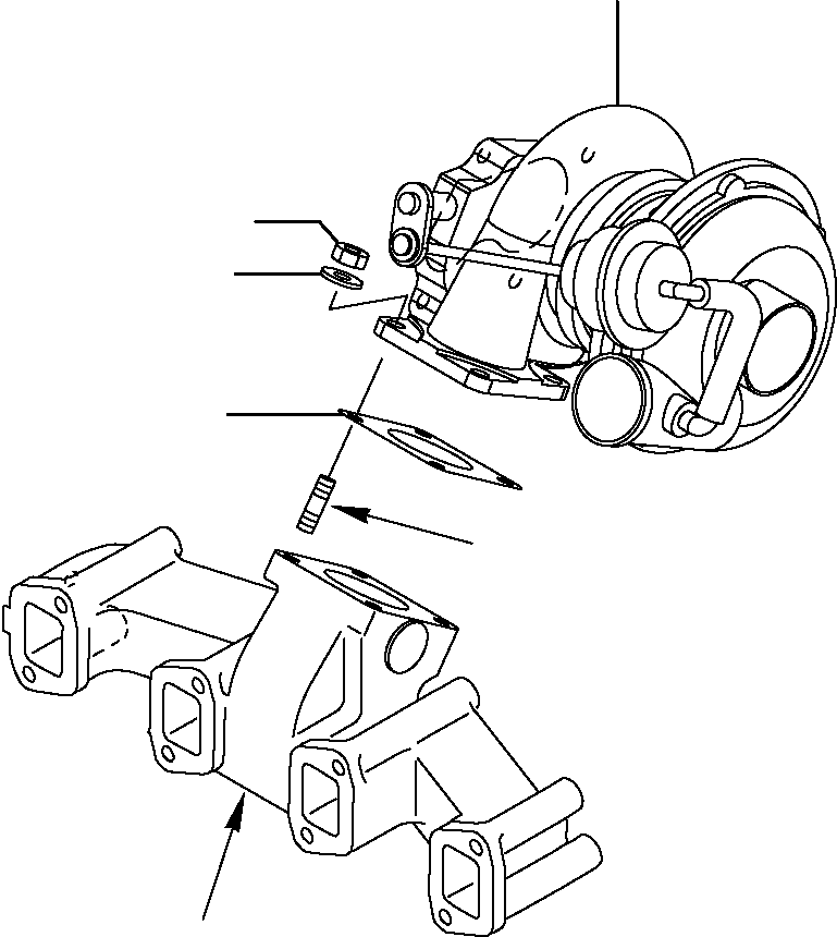 TURBOCHARGER YM123945-18020 KOMATSU