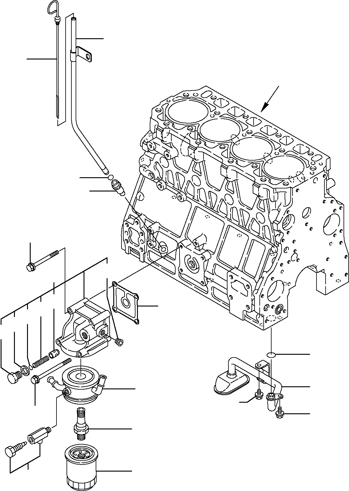 GUIDE, DIPSTICK YM123945-34820 KOMATSU