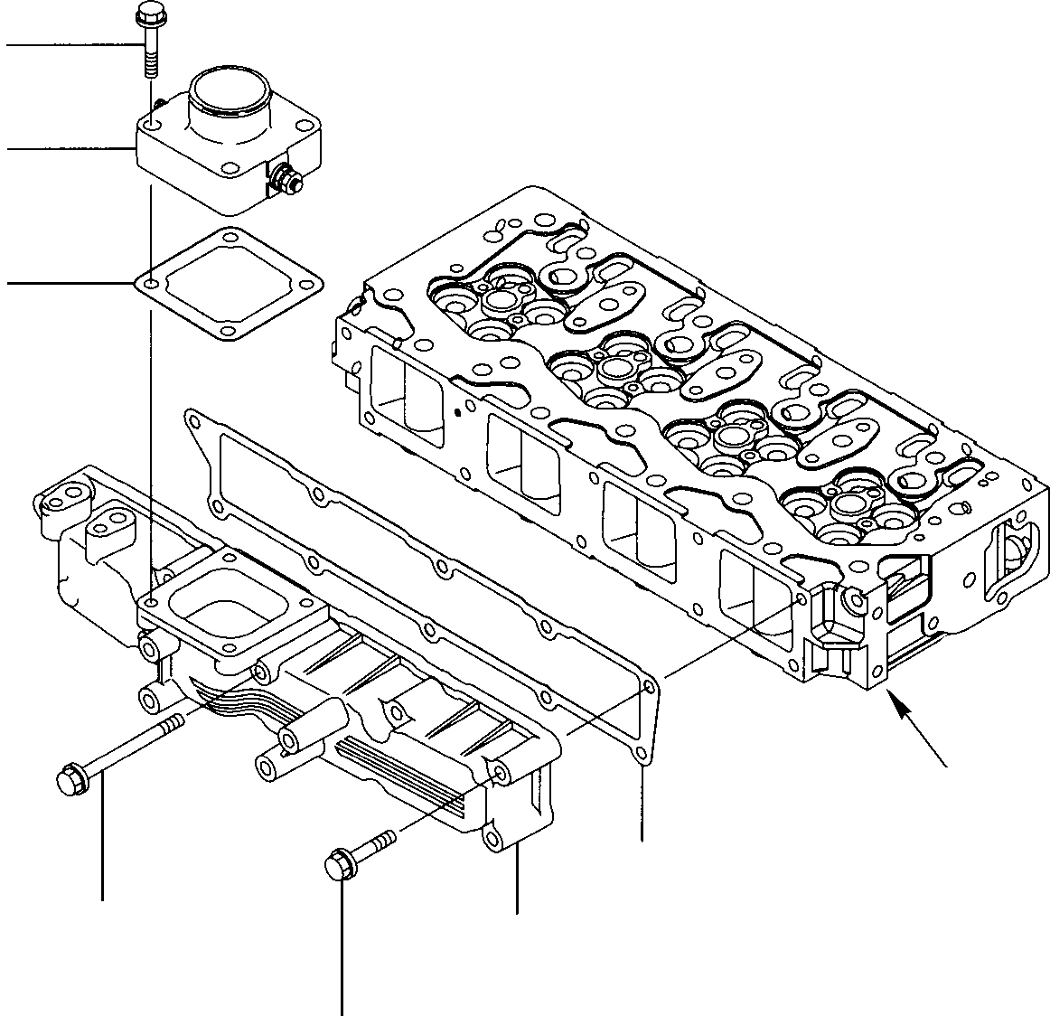 ENGINE, ASSY. (22E-01-11401) KOMATSU