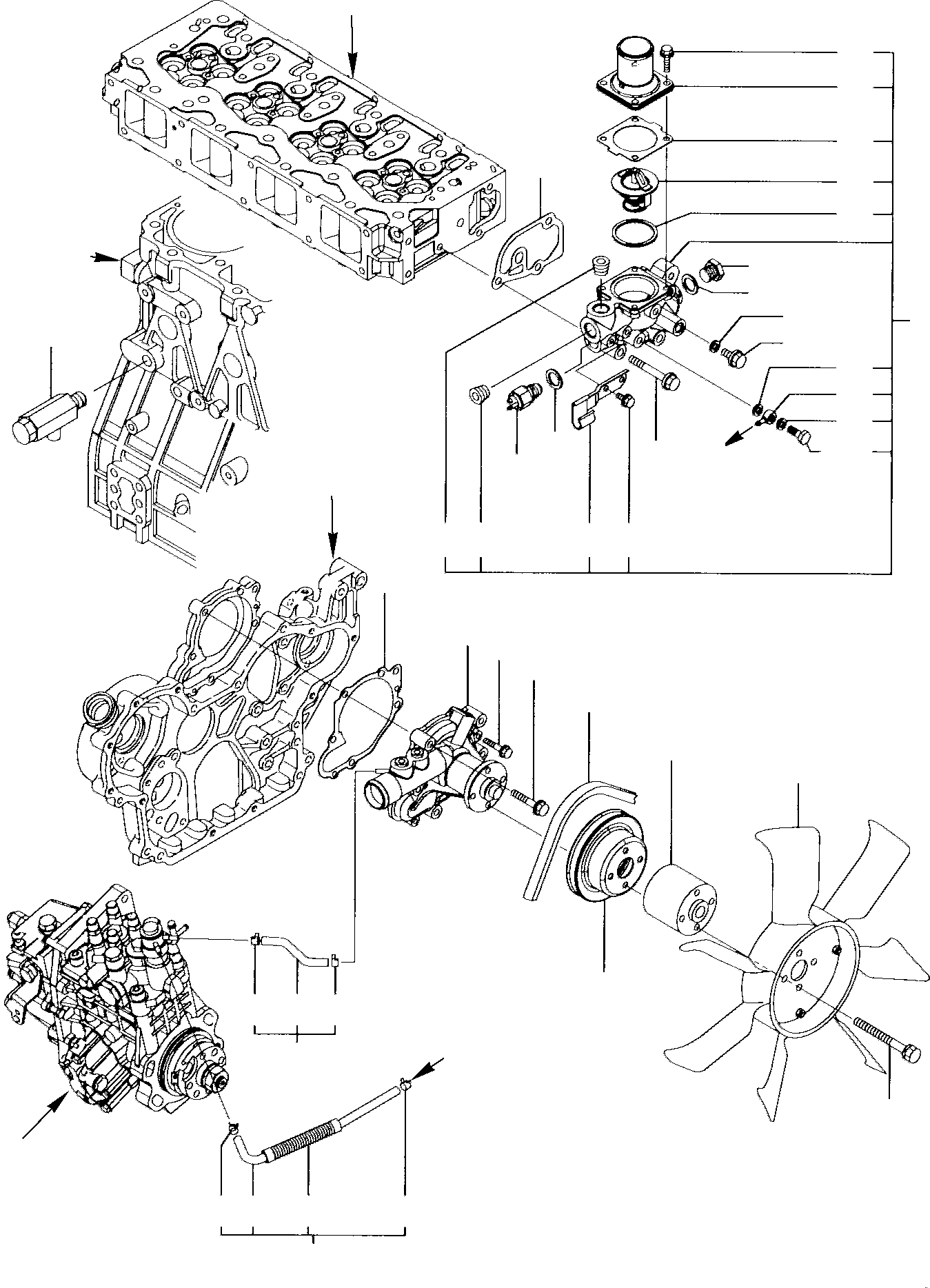 Болт YM26013-080752 KOMATSU
