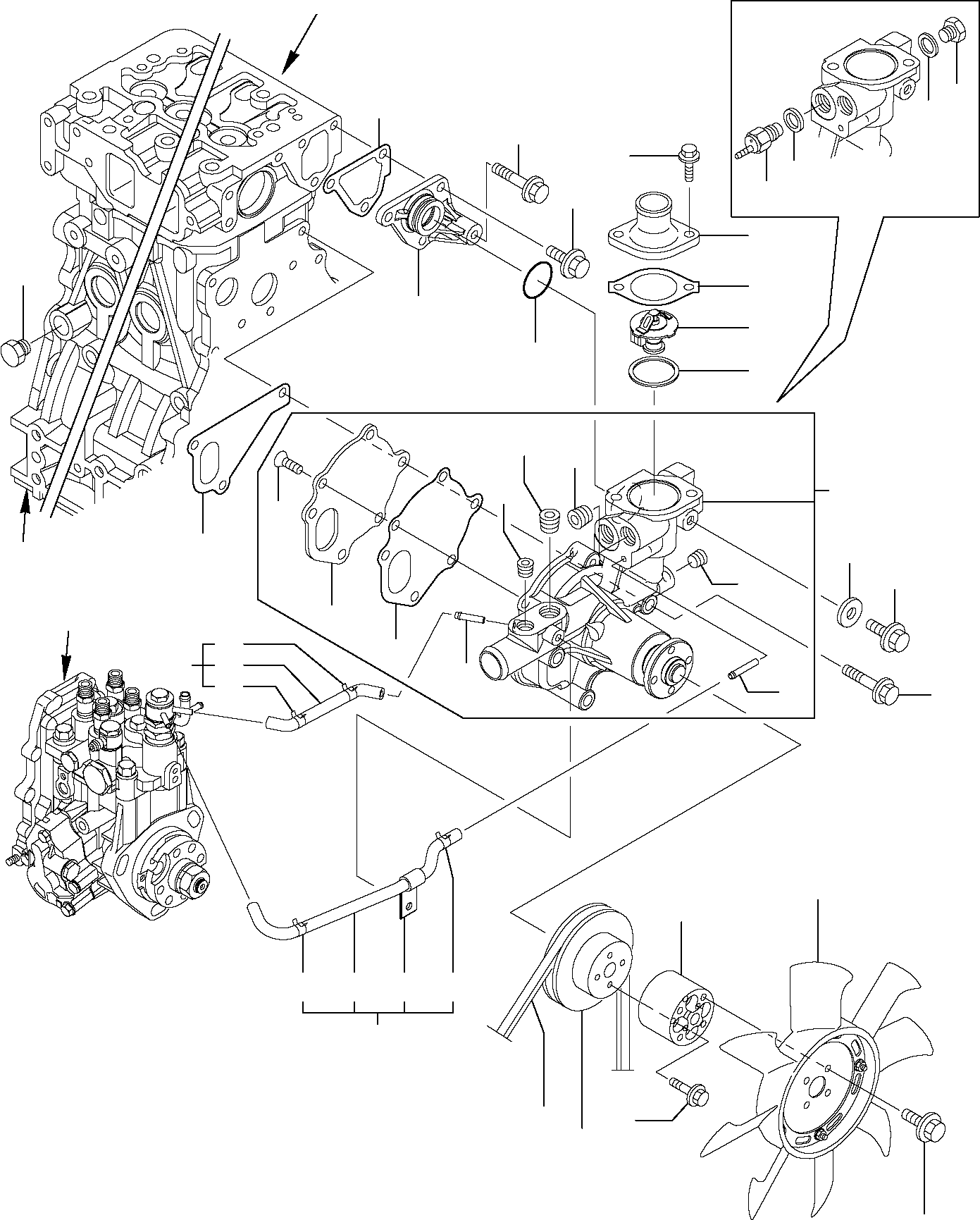 Проставка YM129601-44770 KOMATSU