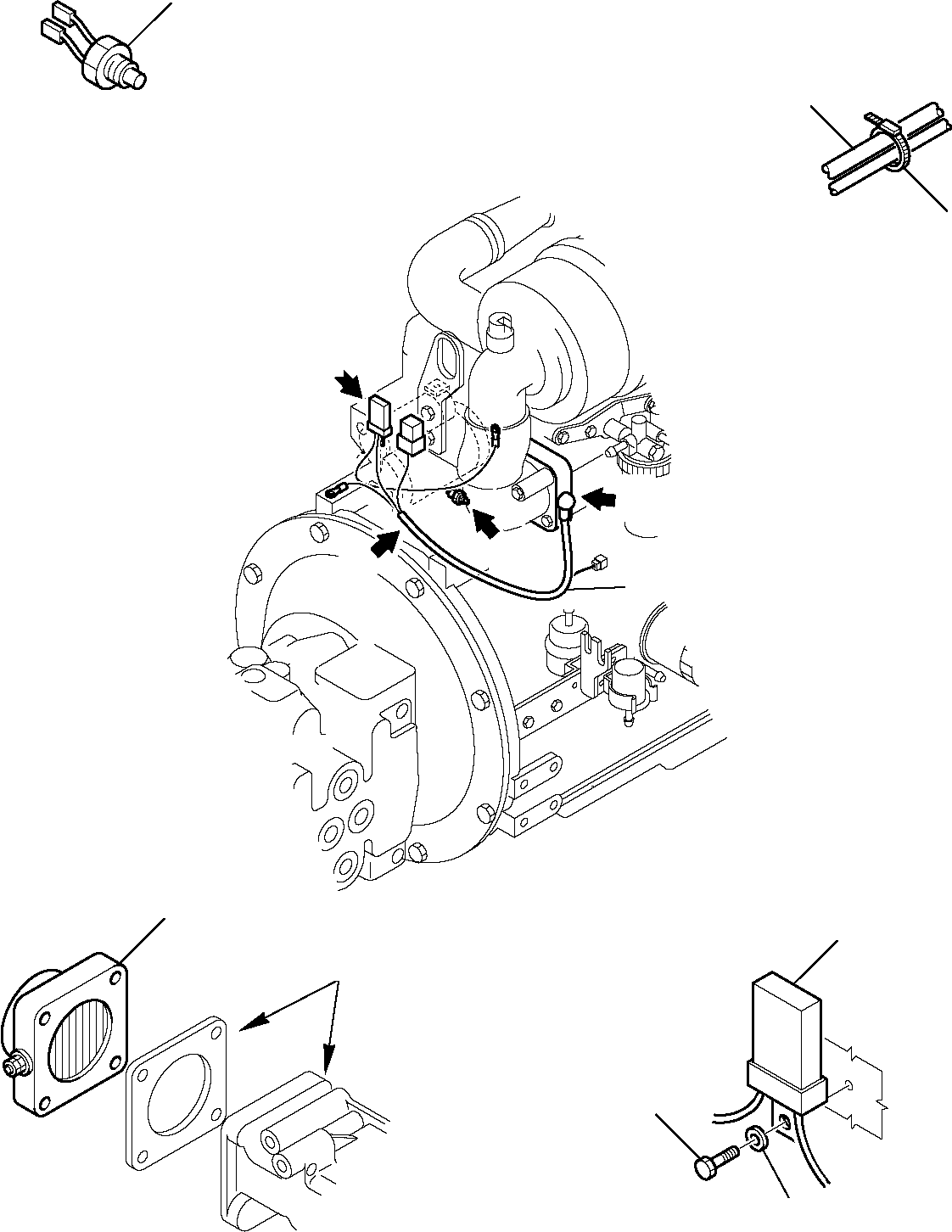 HEATER, AIR YM129579-77500 KOMATSU