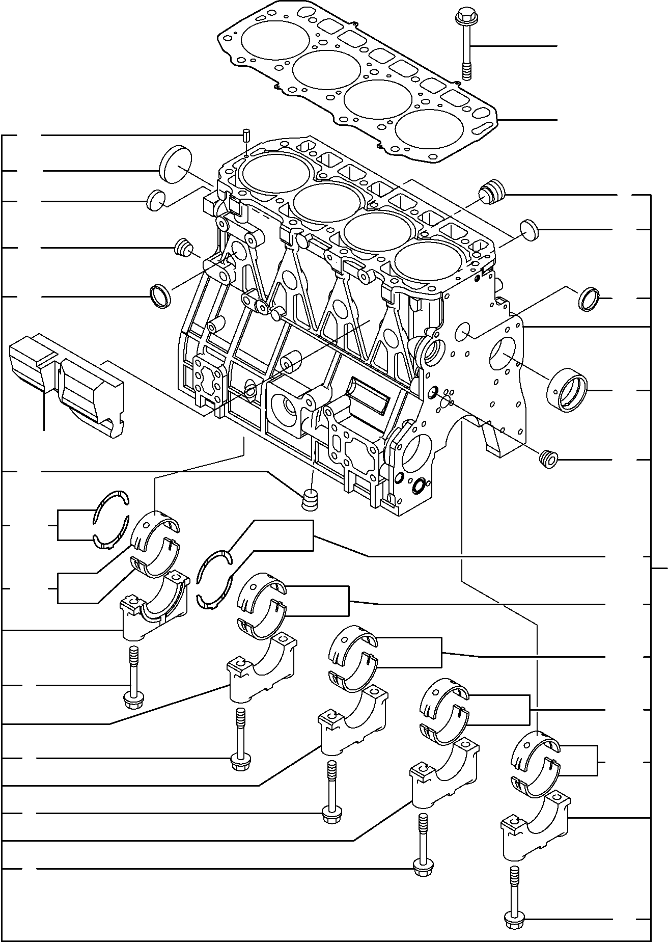 ENGINE, ASSY. (871070067) KOMATSU