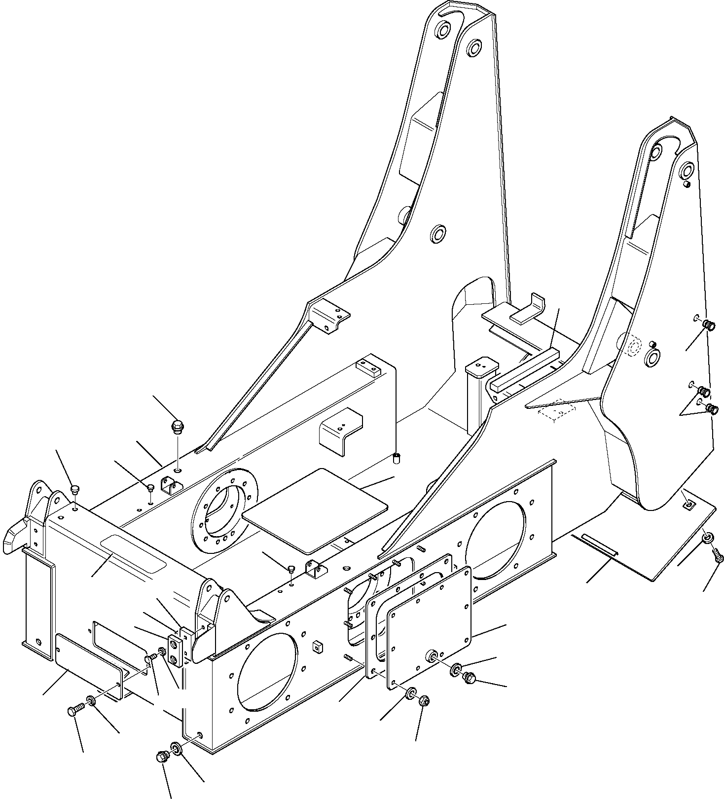 FRAME, ASSEMBLY 37A-46-11113 KOMATSU