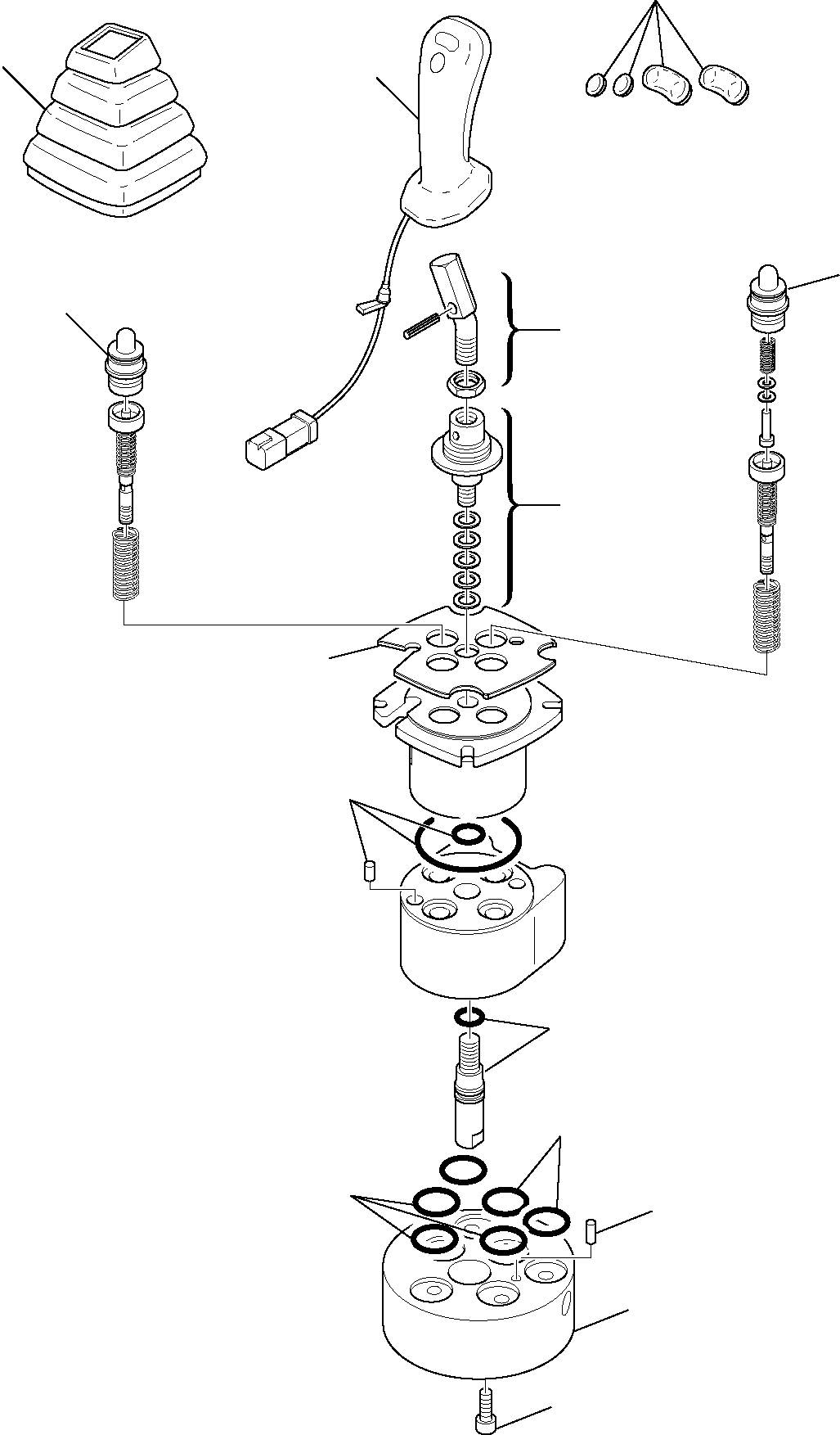 PPC VALVE, L.H. 844020236 KOMATSU
