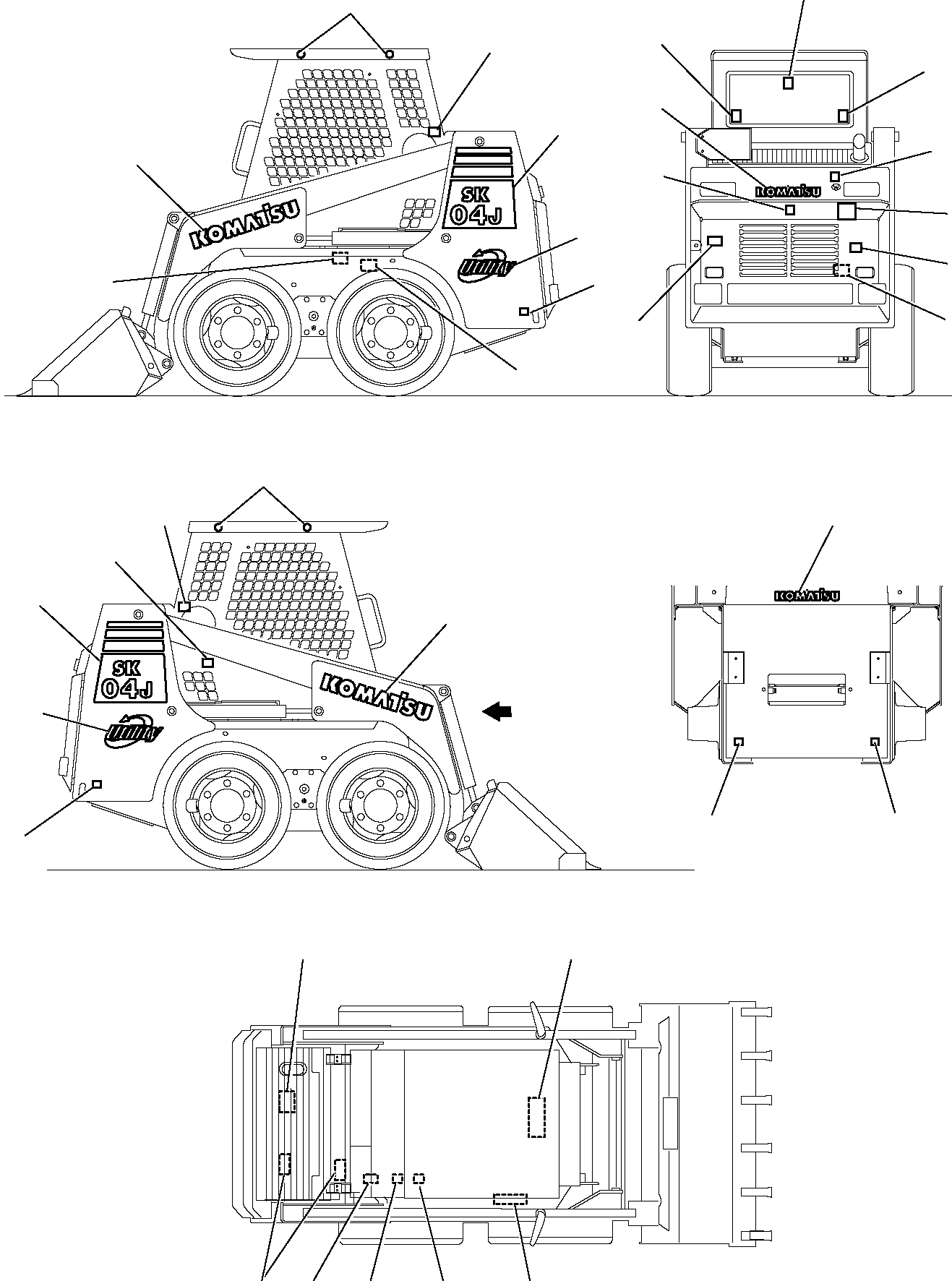 PROPOSITION 65, DIESEL EXHAUST 306421752 KOMATSU