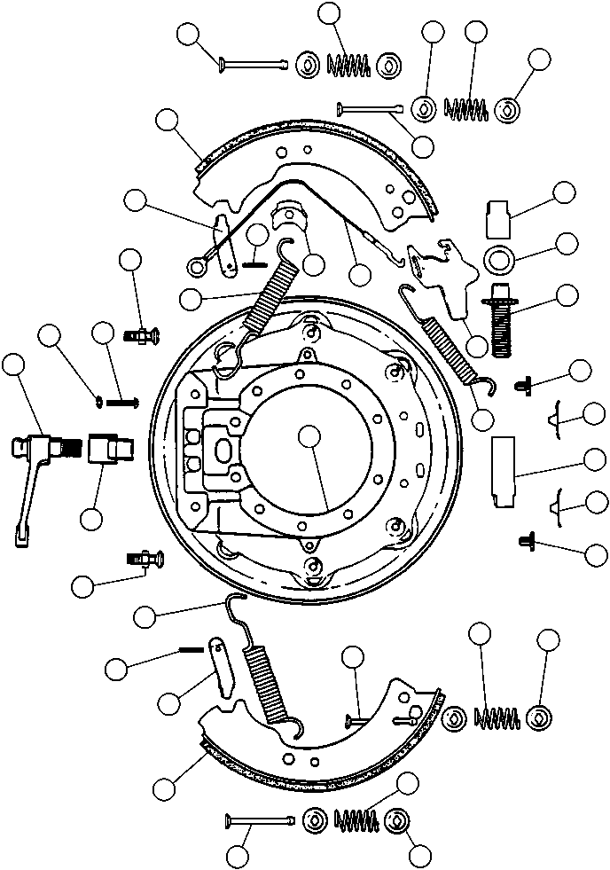 CAMSHAFT & LEVER & SHAFT STEERING VJ0813 KOMATSU