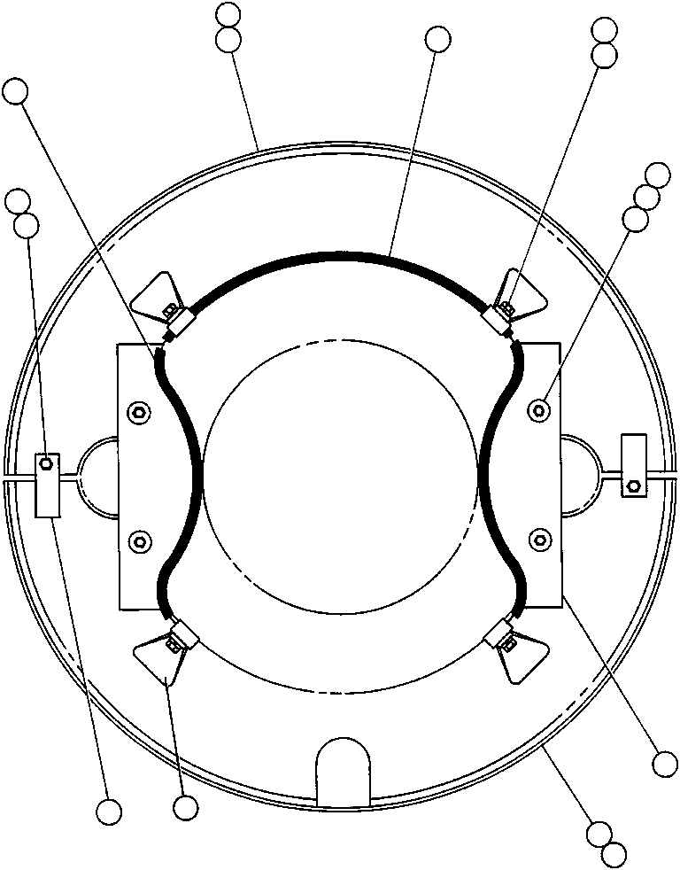 BRACKET, MOUNTING (1)/(2) TB9435 KOMATSU