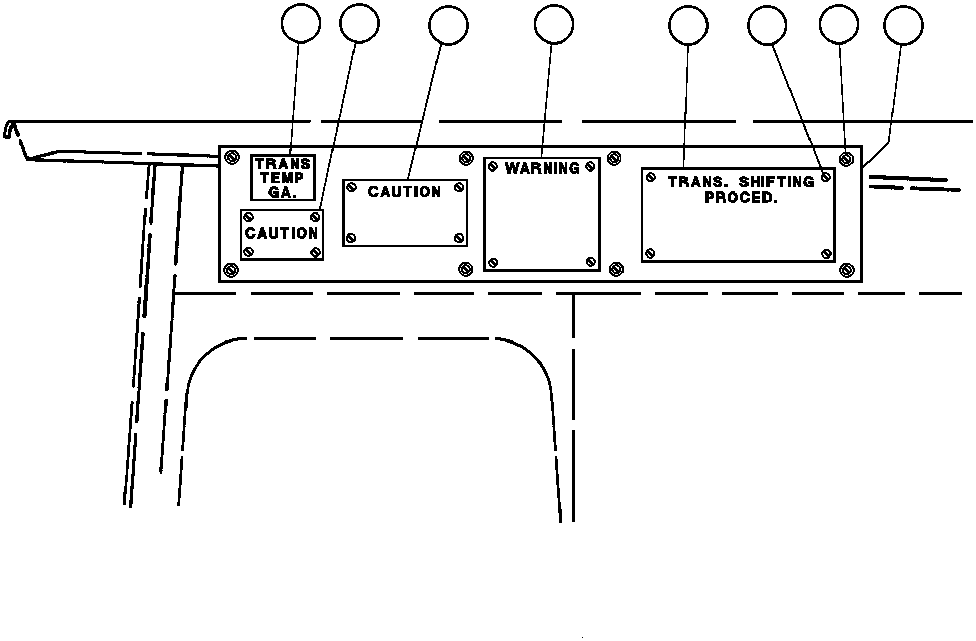 DECAL, TRANSMISSION PB3458 KOMATSU