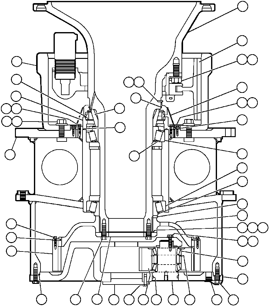 ступица колеса EB6748 KOMATSU
