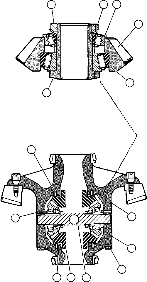 пружинный штифт 727816 KOMATSU