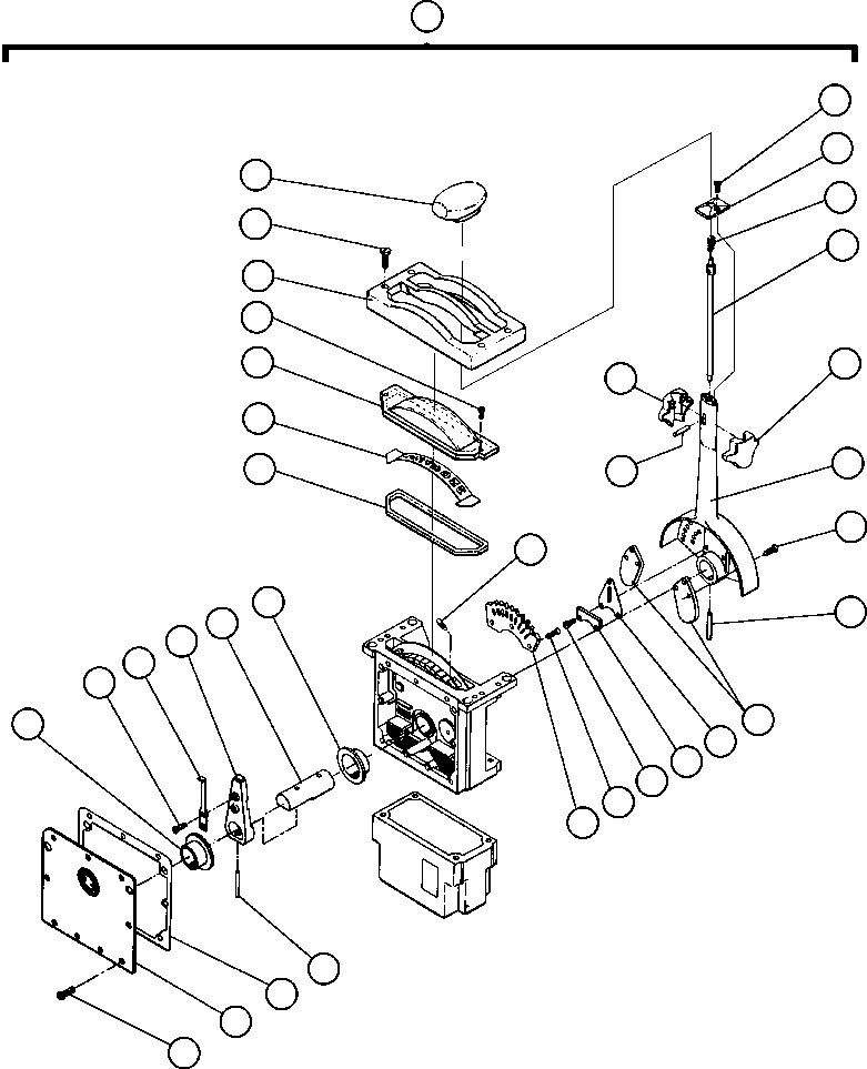 LEGEND STRIP, SHIFT PATTERN - 12345 DNR. A04668 KOMATSU