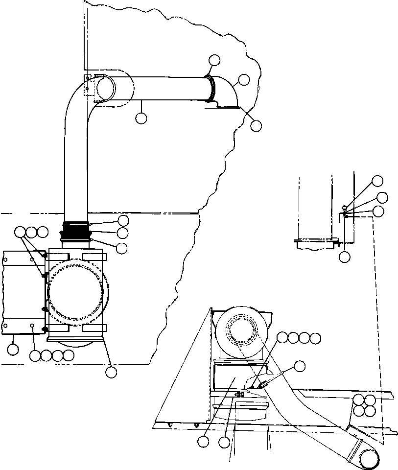 AIR CLEANER ASSEMBLY (SEE INDEX) PB5986 KOMATSU