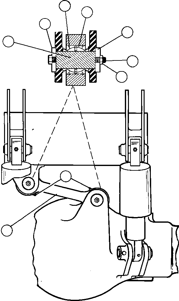 RING, RETAINING (1) DA6467 KOMATSU