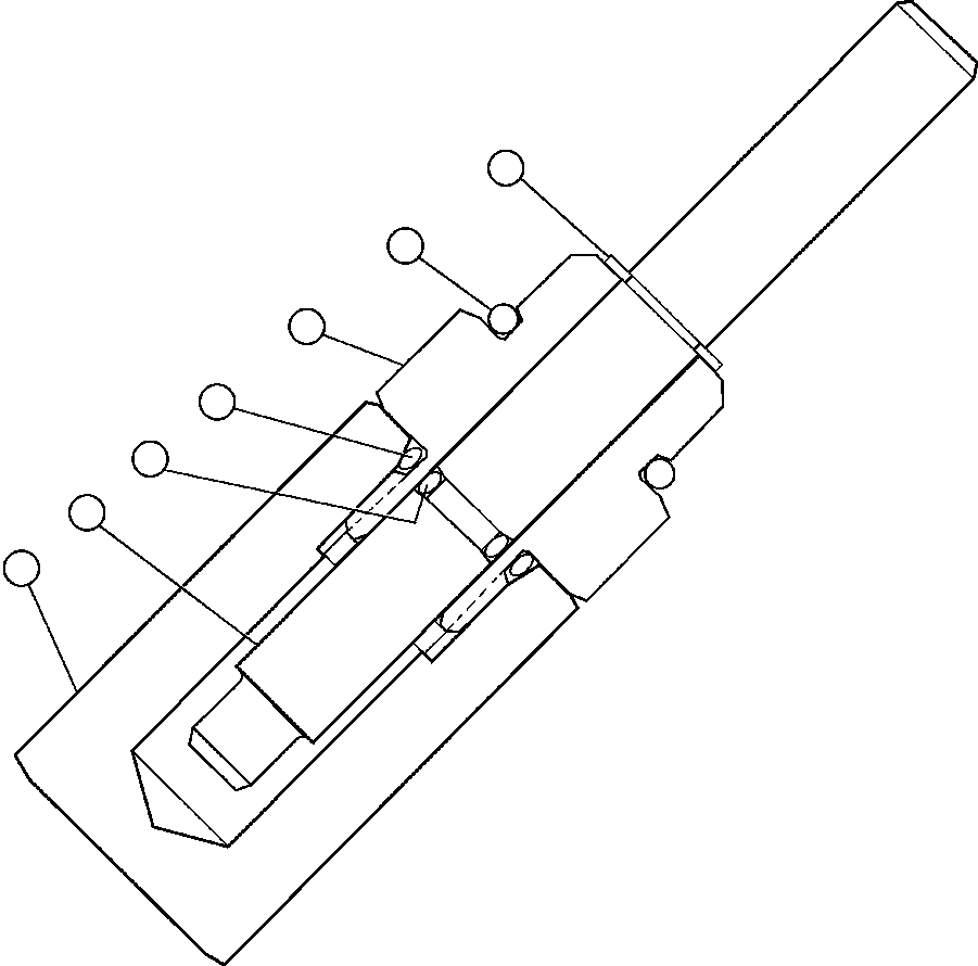 PIN, WEAR INDICATOR EB1720 KOMATSU