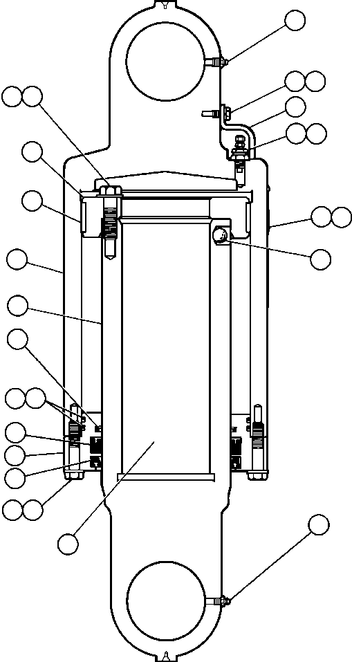 NOTE: (1) INCLUDED IN AK7154 SEAL KIT. AK7154 KOMATSU