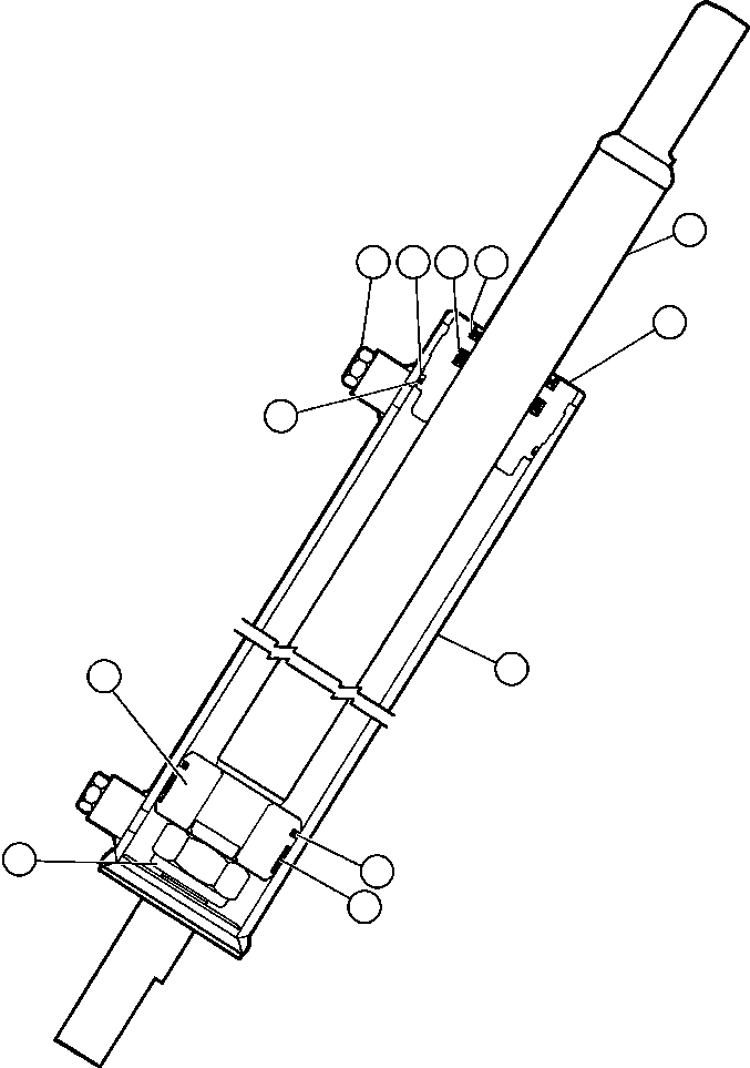 NOTE: (1) INCLUDED IN AK0071 REBUILD KIT. AK0071 KOMATSU
