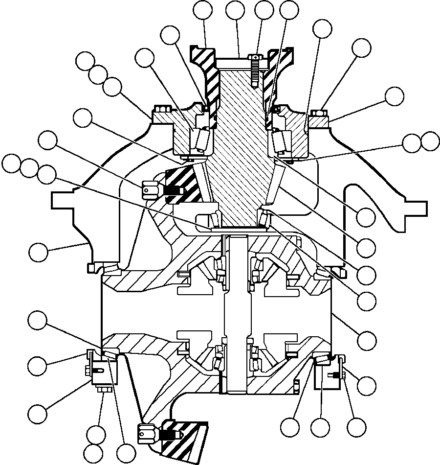 NO-SPIN DIFFERENTIAL (SEE INDEX) (2) TX3989 KOMATSU