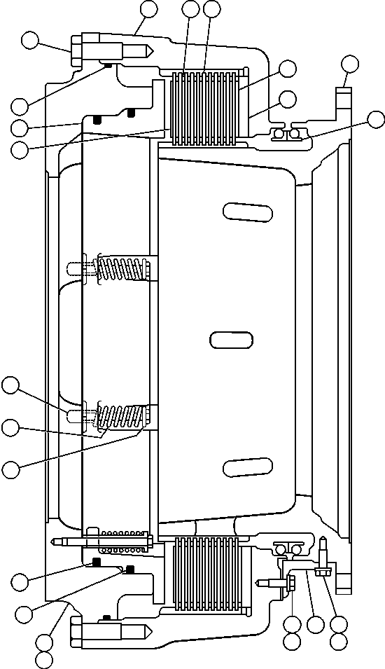 NOTE: (1) INCLUDED IN AK0086 SEAL KIT. AK0086 KOMATSU