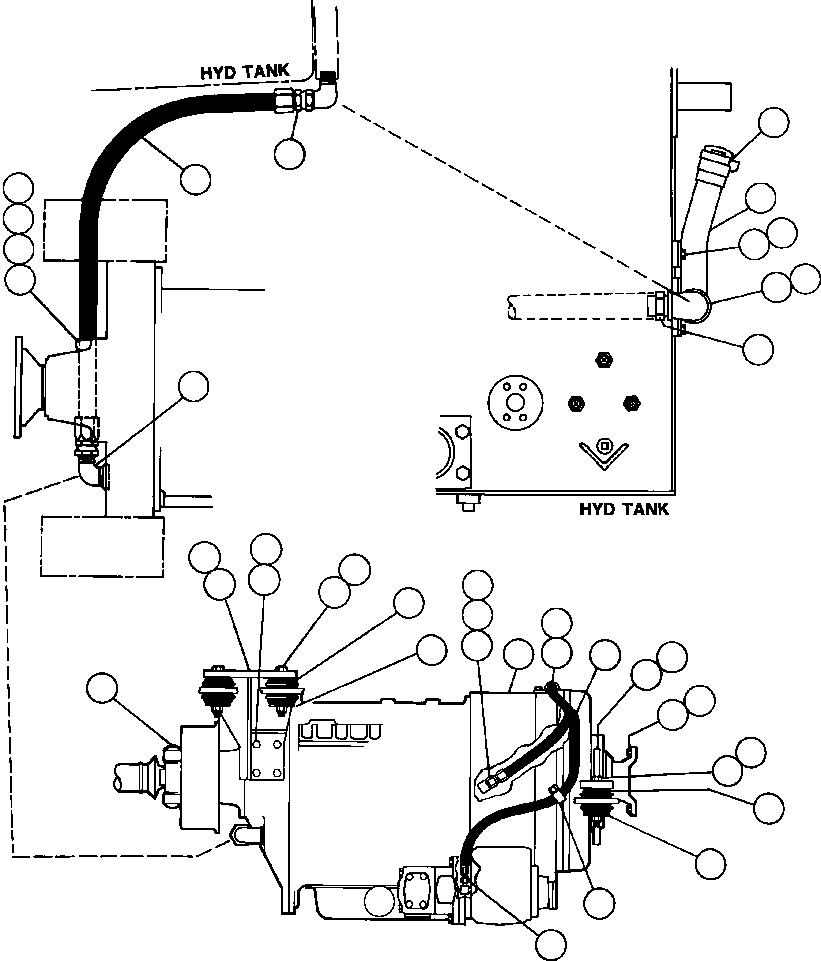 Трубный фитинг TA6419 KOMATSU