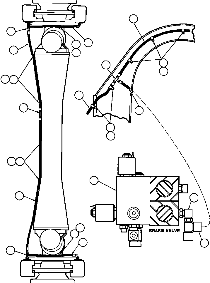 Шланг HA5585 KOMATSU
