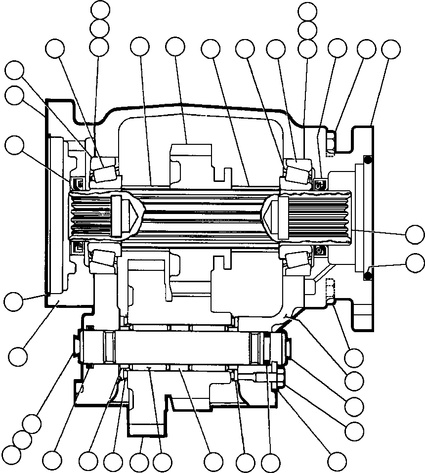 SEAL, OIL (OUTPUT) VE8595 KOMATSU