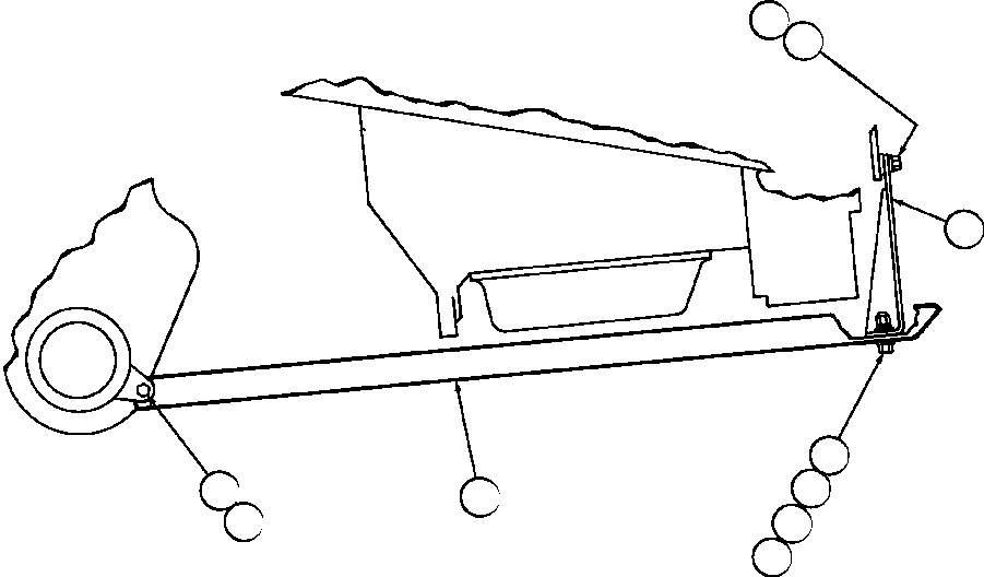 Опора EF8927 KOMATSU