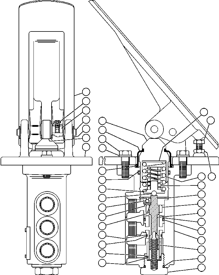 пружина BF2045 KOMATSU