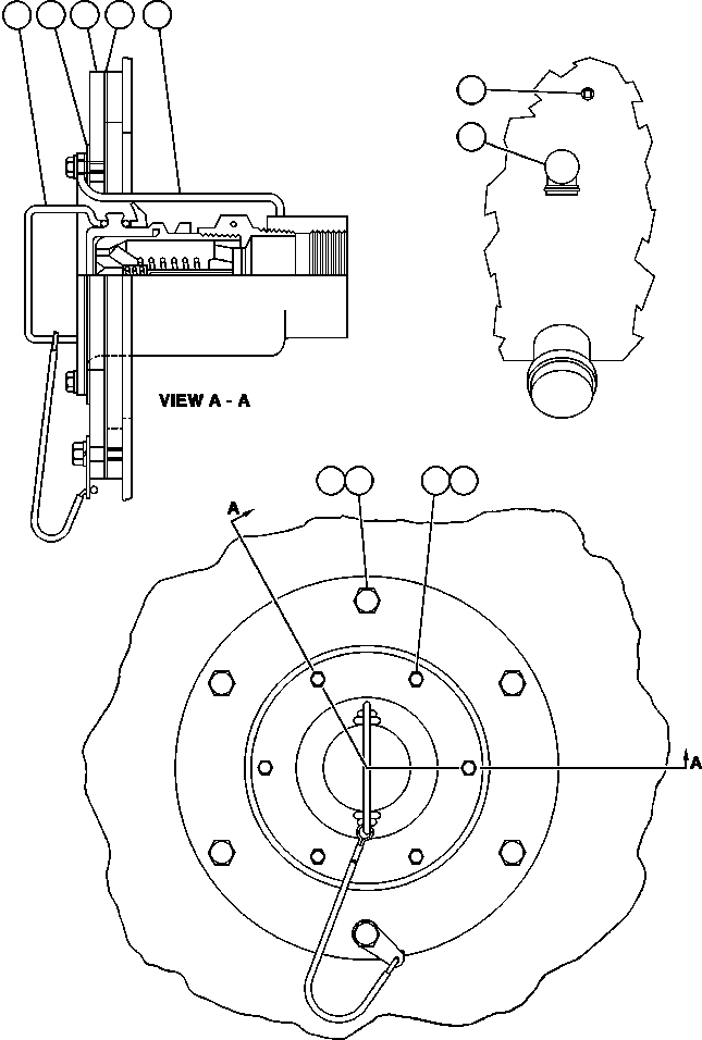 ADAPTOR PLATE EC4457 KOMATSU