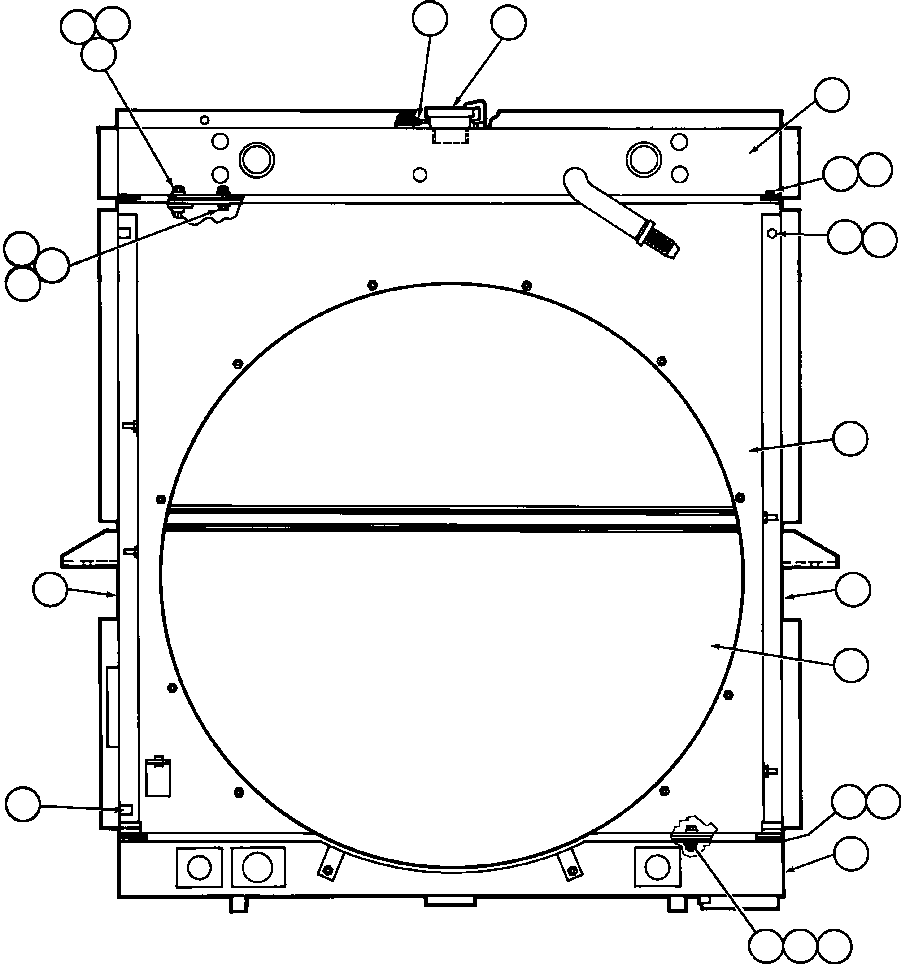 CORE ASSEMBLY (SEE INDEX) BF2096 KOMATSU