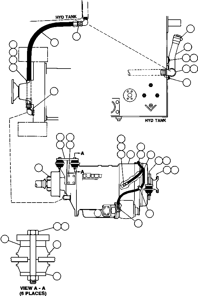 TRUNNION, TRANSMISSION EF8928 KOMATSU