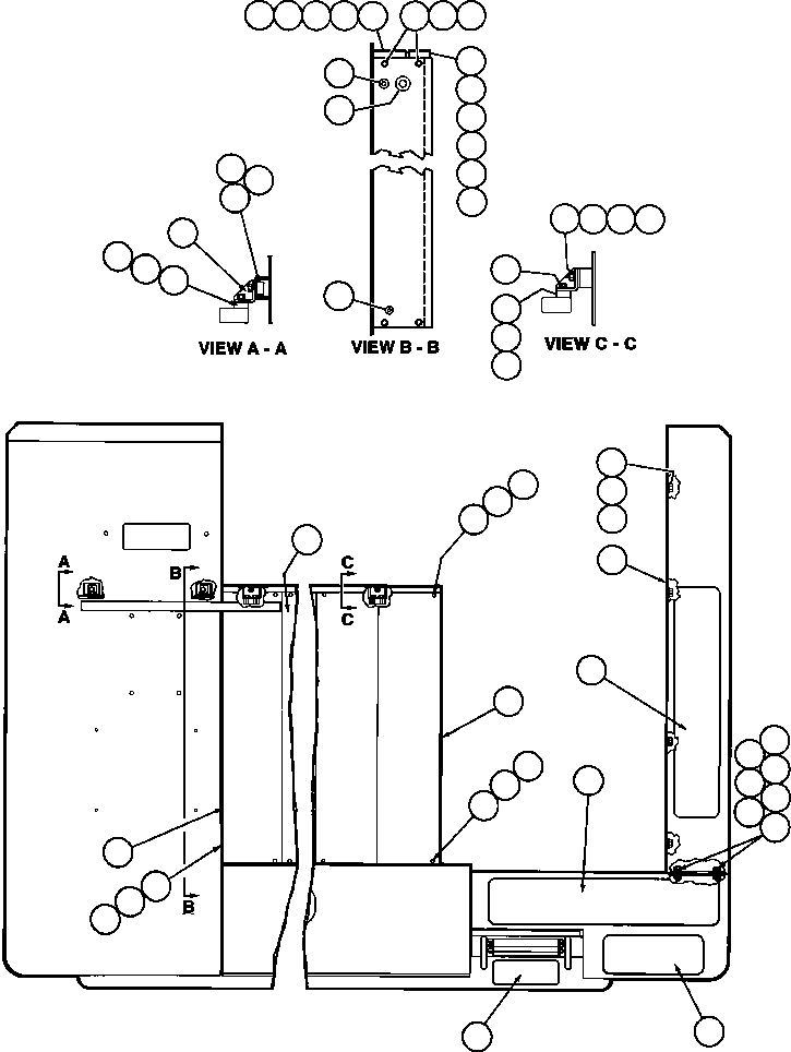 HOOD, CENTER - L.H. EF5789 KOMATSU