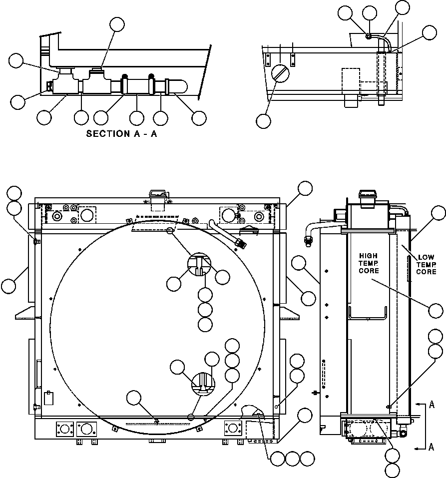 TANK, OUTLET BF2685 KOMATSU