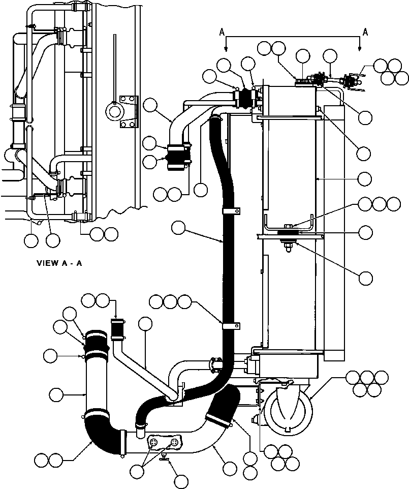 TUBE - L.H. EF5438 KOMATSU