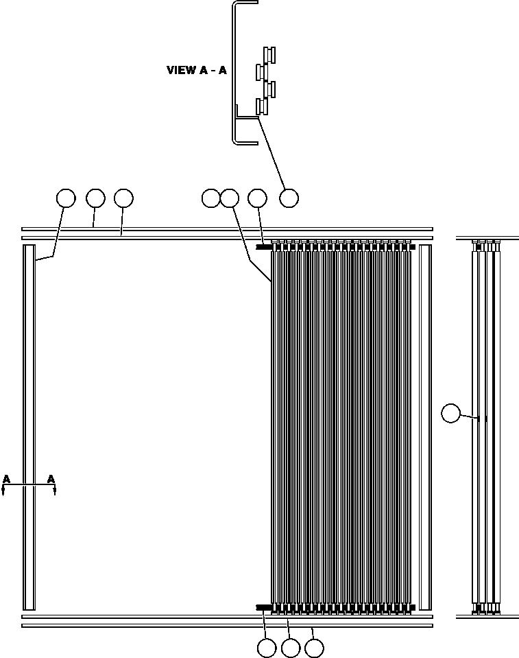 HEADER PLATE ASSEMBLY, BOTTOM BF2682 KOMATSU