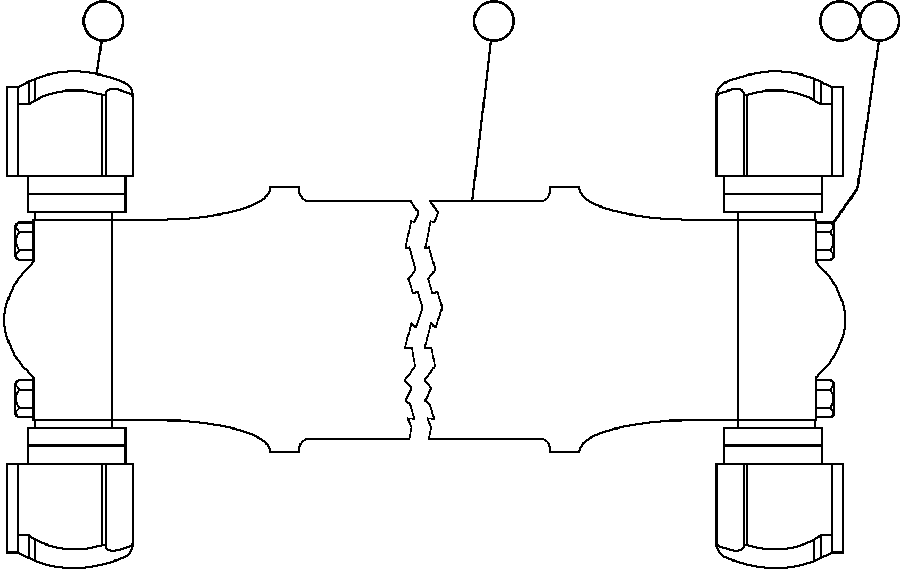 TUBE ASSEMBLY BF2653 KOMATSU