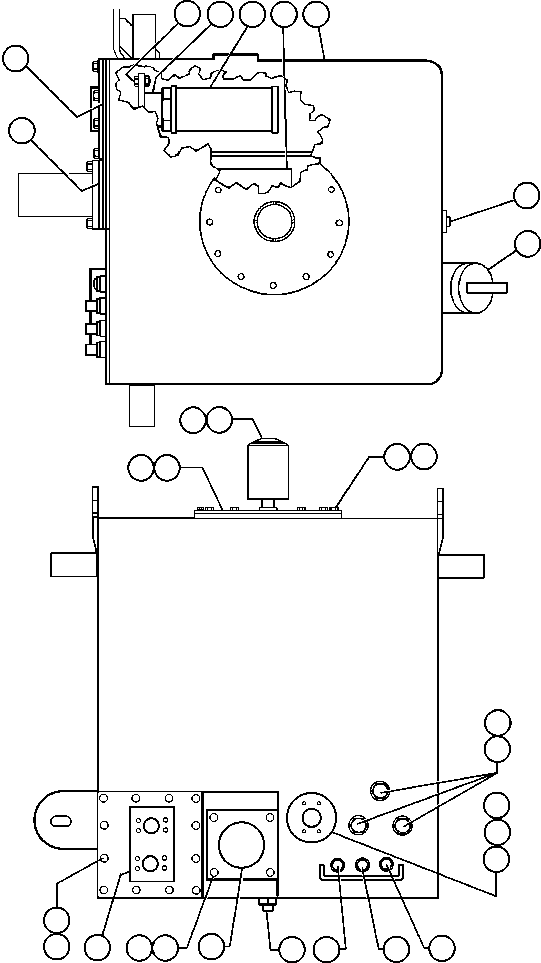 TANK, HYDRAULIC EG0425 KOMATSU