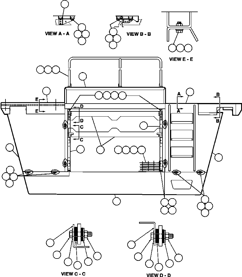 COWLING, RADIATOR EG3618 KOMATSU