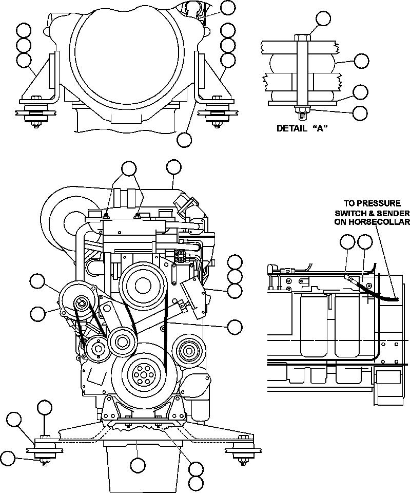 BELT, FAN BF1715 KOMATSU
